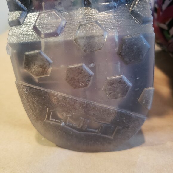 CULT Amphibian Combat Boot Laced Multicolor Floral Print Rubber Sole Womens US 6 - Picture 11 of 15